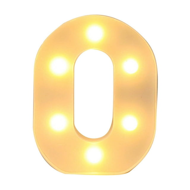 yulier 26 Initial Letter Lights, Light Up Alphabet Letter LED Lights Signs for Home Party Birthday Wedding Decoration, Battery Powered Letter Lights for Table Wall Decor