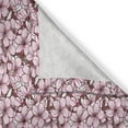 thumbnail image 3 of Ambesonne Almond Blossom Kitchen Curtains, Cherry Flowers Japan, 55"x45", Dried Rose Pale Pink, 3 of 3