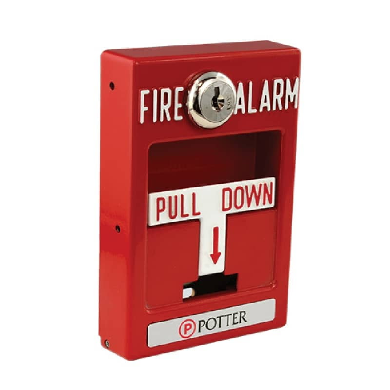 Fire Alarm Pull Station Addressable Single Action new! 