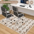 thumbnail image 5 of Aonewoe Office Chair Mat for Hardwood Floor Carpet, 36"X48" Desk Mat for Chair, Non Slip Computer Chair Mat, Floor Mat Office Rugs for Rolling Chairs Hardwood Floors, Boho Beige, 5 of 8