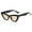 Grey, variant on Siminsem Mirrored Square Sunglasses for Women, Retro Wide Temple Summer Shades, UV Protection Colorful Lens Statement Eyewear, Grey, One Size
