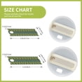 thumbnail image 3 of Kdxio Teal Vintage Corn Pattern Name Plate Compatible Stanley Cups Name Tag Acrylic Nameplate Tumbler Lid Topper for Cup Accessories, 3 of 9