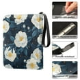 thumbnail image 4 of Game Card Storage Bag Collectible Trading Card Albums The 4-Pocket Card Binder With 50-Page Sleeve Can Hold 400 Game Cards Colorful White Flower, 4 of 6