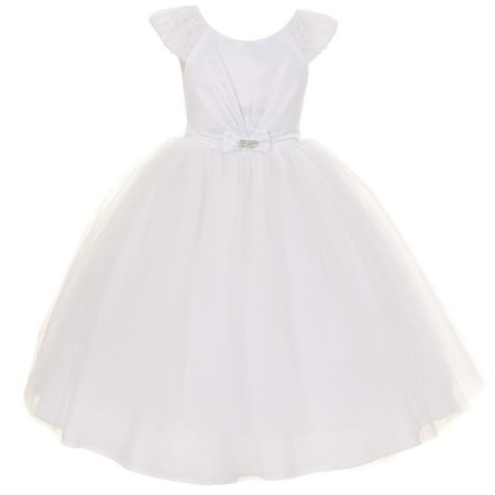 pleated tulle satin sleeve lace flower dress dialog displays option button additional opens zoom