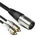 thumbnail image 3 of Cable Rca de Audio 2rca macho a Xlr, amplificador de cañón macho de 3 pines, enchufe mezclador, Cable Av Xlr a Rca Dual C, 3 of 5