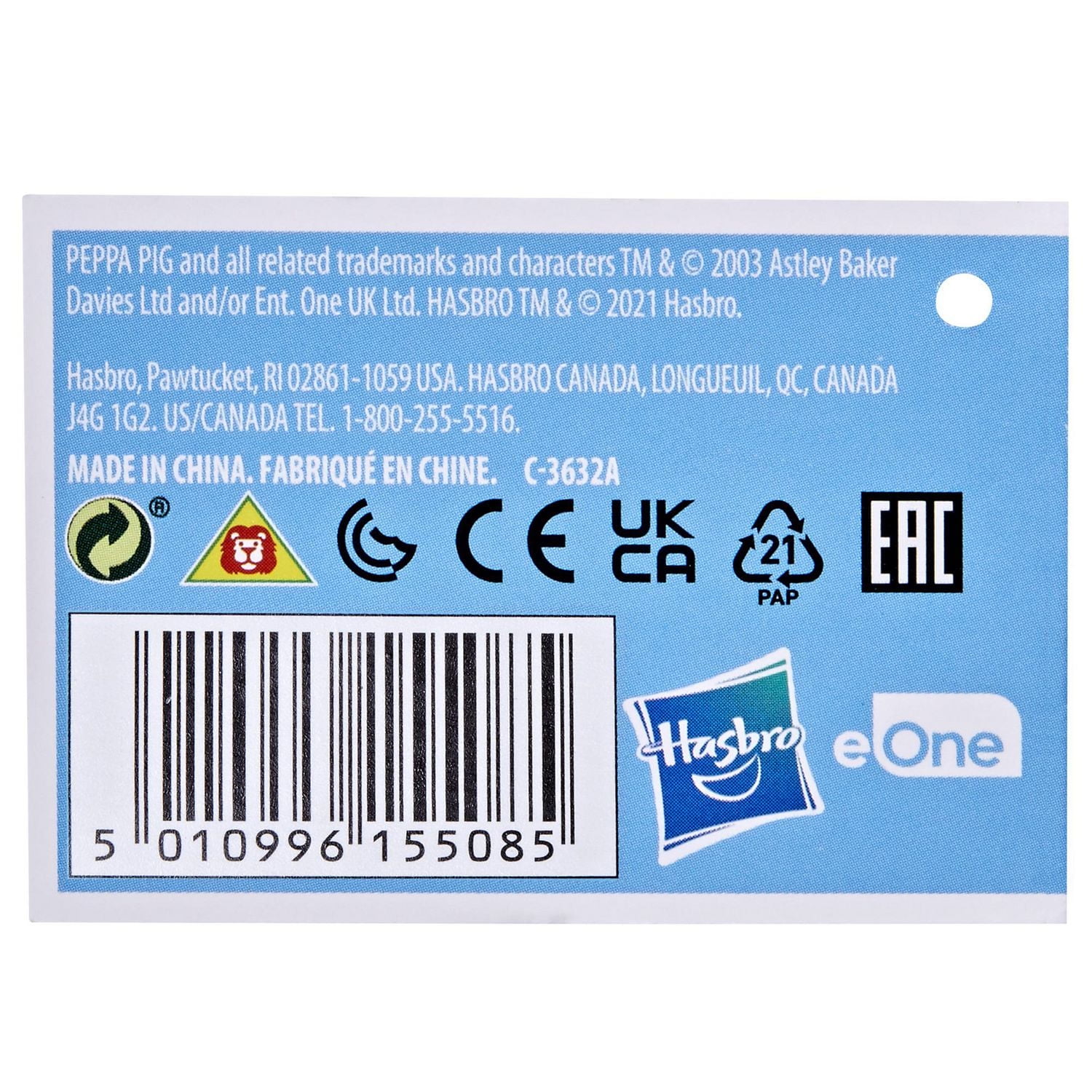 Peppa Pig Toys Danny Dog in Little Buggy Train, Vehicle with Rolling Wheels, Preschool Toy for 3 Year Old Kids