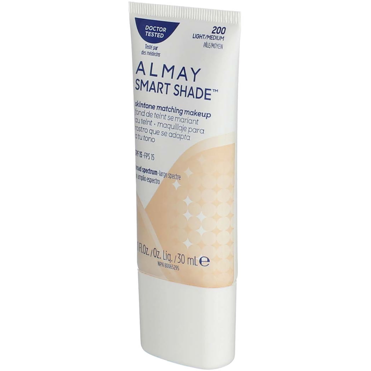 Almay Smart Shade Skin Tone Matching Makeup, Light/Medium [200] 1 oz (Pack of 3)