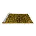 thumbnail image 2 of Ahgly Company Machine Washable Indoor Rectangle Oriental Yellow Modern Area Rugs, 5' x 7', 2 of 4