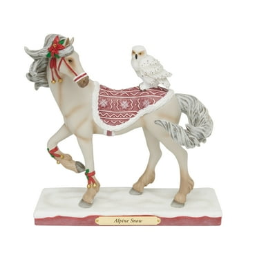 Trail of Painted Ponies Alpine Snow Figurine 7.3in H