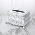 thumbnail image 2 of Light Luxury Tissue Box Decor Elegant Design Napkin Organizer Tissue ers Bedroom Toilet Hotel C, 2 of 6