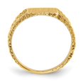 thumbnail image 5 of Auriga Fine Jewelry 14K Yellow Gold 7.0x8.0 mm Open Back Signet Ring for Women Size 5, 5 of 6