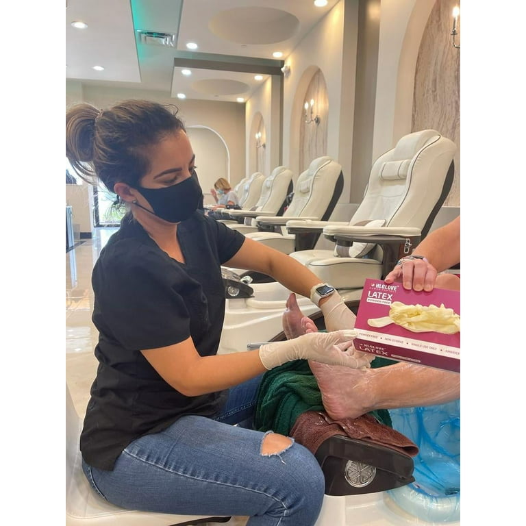 Latex Gloves Small For Nail Salon Spa Dental Food 1000 Powder