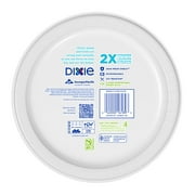 Dixie Disposable Paper Plates, 8.5, Multi-Color, 50 Count