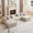 Beige, variant on Kelyda 132 Inch Modular Sectional Sleeper Sofa, Modern U Shaped Fuax Fur Boneless Cloud Couch for Living Room Light Coffee