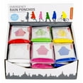 thumbnail image 1 of Kikkerland Design 247518 Emergency Rain Ponchos, Assorted Colors, 1 of 1
