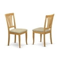 thumbnail image 2 of CAAV5C-OAK-C 5 PcKitchen Table set - Table and 2 Dining Chairs combined with 2 benches, 2 of 2