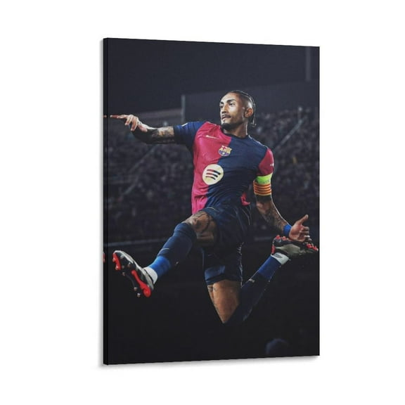 Raphinha Canvas Poster Canvas Wall Art Prints Poster Gifts Photo Picture Painting Posters Room Decor Home Decorative 24x36inch(60x90cm)