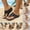 Gold, variant on TrendOFT Sandales Pour Femmes Casual Fashion Hollow Out Thick Sole Flip Flop Stylish Closed Toe Comfortable Summer Slides Sandale Plateforme Femme Silver 38