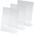 thumbnail image 4 of Juego de 3 expositores de mesa, 14,8 x 21 x 6,3 cm, acrílico transparente, 4 of 5
