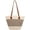 Coffee, variant on Kukuzhu Straw Beach Bag, Summer Woven Tote Bag Shoulder Handbag Straw Purses and Handbags for Women Vacation