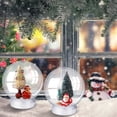 thumbnail image 3 of Clear Plastic Ball Shape Cans,Creative Fillable Snow Globes,Snack Candy Storage Jars,Empty Water Globe Ornaments with Lid,for Christmas Home Decoration Landscape Making 4Pack 600ML, 3 of 7