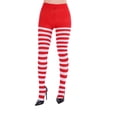 thumbnail image 2 of Gyujnb Ladies Holiday Dance Cosplay Dress Up with Christmas Striped Jumpsuit Leggings, 2 of 3