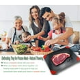 thumbnail image 7 of Defrosting Tray for Frozen Meat Claw Food,14" x 8" Large Rapid Thawing Tray,Natural Fast and Magic Defroster Board,Rubber on Corners,Miracle Quick Defroster Plate,Lock Nutrition,Black, 7 of 7