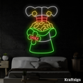 thumbnail image 3 of Craftnamesign Patrick Hat Neon Sign, Saint Patrick's Day Decor, Room Decor, 3 of 4