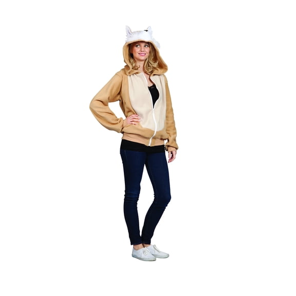RG Costumes Women's Vixie The Fox Hoodie, Tan, Large