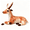 Lying-15.7in/40cm, variant on Sika Deer Stuffed Animals Toy,Lifelike Brown Deer Plush Toy,Imaginative Play Plush Doll Gift for Friend
