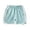 Mint Green, variant on Kids Shorts Girls Watermelon Red High Waist Straight Leg Causal Girl Summer Clothes Shorts for Girls 18-24 Months