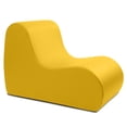 thumbnail image 2 of Jaxx Midtown Large Classroom Soft Foam Chair - Premium Vinyl Cover, Yellow, 2 of 6