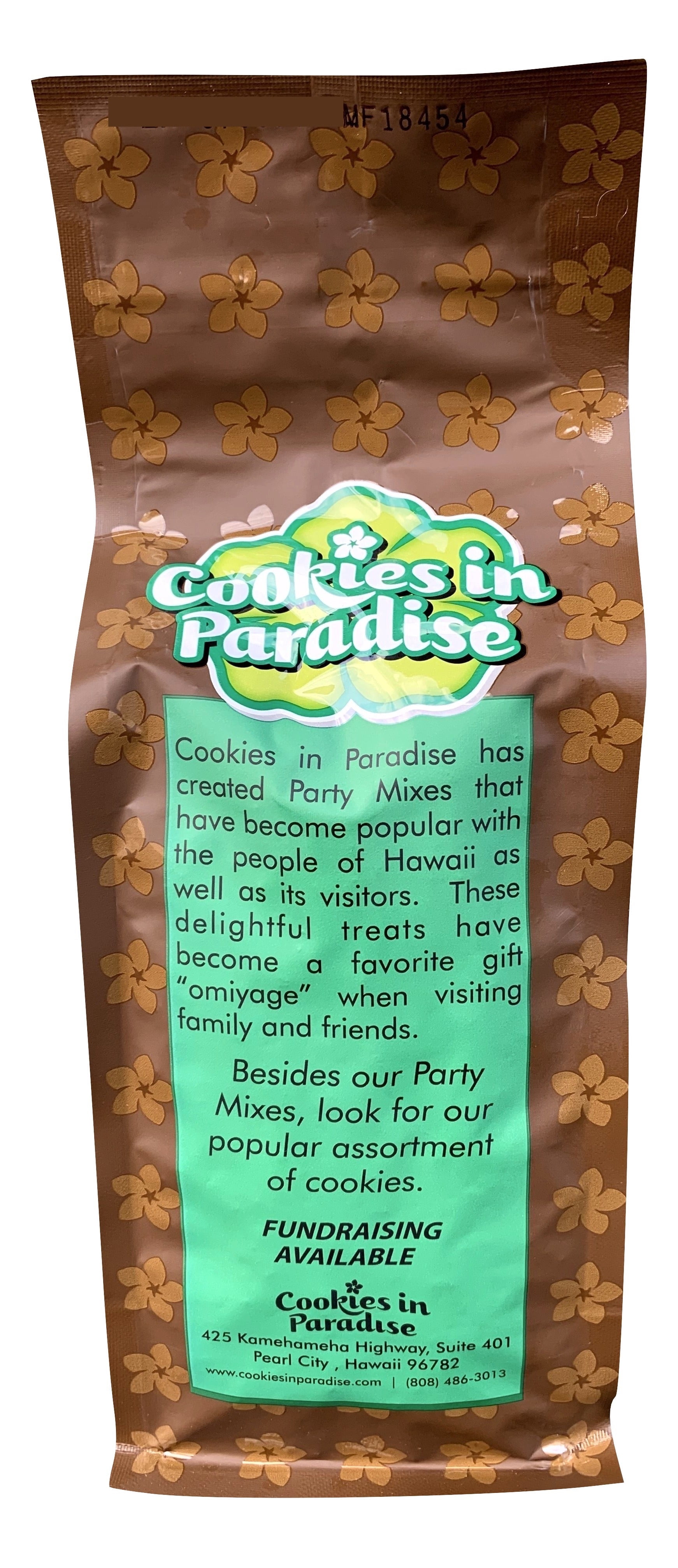 Furikake Party Mix- Sweet & Salty Island Snack, Cookies in Paradise