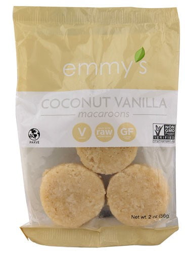 Emmy's Macaroons, Coconut Vanilla, 2 Ounce by Emmy's