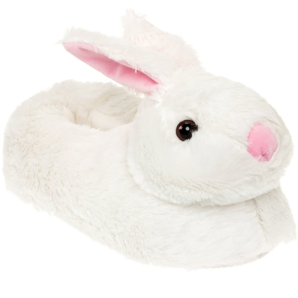 Silver Lilly Classic Bunny Slippers Plush Animal Slippers by Silver