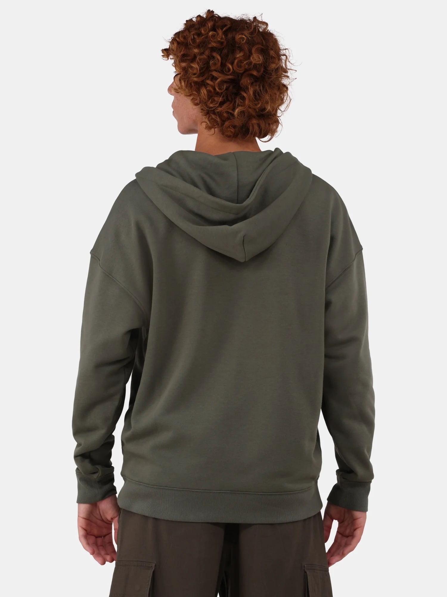 No Boundaries Zip Hoodie with Long Sleeves, Men's & Big Men's