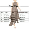 thumbnail image 3 of Sexlip Women Vintage Flapper Dresses 1920s Great Gatsby Halter Fringed Maxi Dress Tassels High Split Formal Dress Red L, 3 of 8