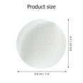 thumbnail image 3 of 15Pcs Tuxedo Buttons Bridal Buttons Cloth Covered Metal Buttons (White), 3 of 8