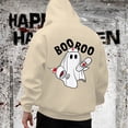 thumbnail image 2 of Tisuna Men'S Halloween Hoodies Ghost Print Long Sleeve Hooded Tops Lightweight Men Festival Theme Party Hoody Clothes Size L, 2 of 4