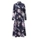 thumbnail image 3 of Maxivestido Bohemio Vintage de Fiesta Informal Con Estampado de Manga Larga de Gasa de Leopardo Para Mujer Odeerbi  ODB115732, 3 of 6