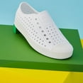thumbnail image 3 of Native Jefferson Shell White/Shell White Adult Shoes size Women 10/Men 8, 3 of 5