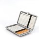 thumbnail image 3 of Estuche portátil para cigarrillos de aleación de aluminio, resistente a los golpes, práctico estuche negro., 3 of 5