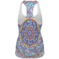 thumbnail image 2 of Mandala Trippy Stained Glass Fish All Over Womens Work Out Tank Top Multi X-LG, 2 of 2