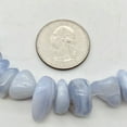 thumbnail image 5 of Natural! Blue Chalcedony Nugget Bead 8" Strand, 5 of 10