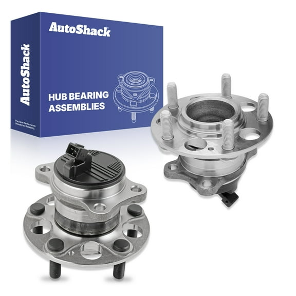 AutoShack Rear Wheel Hub Bearing Assemblies Left & Right with ABS Replacement for 2017-2020 Hyundai Elantra 2018-2023 Hyundai Kona 2-PC Set