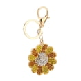 thumbnail image 1 of Sunflower Keychain, Sparkling Rhinestone Polishing Metal Cute Keychain Bag Ornamentfor Thanksgiving Anniversary Keyring Key Chain Decor For Bag Purse Wallet, 1 of 8