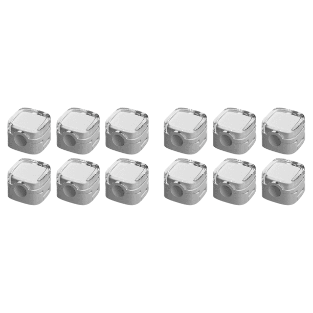 Clips Magnéticos para Cables Gestión Ajustable Color Blanco 6 Uds.