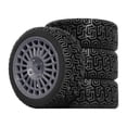 thumbnail image 3 of 4 ruedas y neumáticos para bricolaje, resistentes, profesionales, de 12 mm, hexagonales, negros, piezas mejoradas para 1/10 Gris, 3 of 9