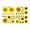 D, variant on LYCAQL Sunflower Wall Decor - 27 PCS Sunflower Stickers for Walls with 3D Butterfly Wall Sticker Sunflower Nursery Decor Removable Yellow Flowers Decal for Kitchen Bathroom Bedroom Decoration