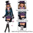thumbnail image 2 of Disfraz de Halloween Leg Avenue Delightful Mad Hatter 3X-4X, 2 of 5